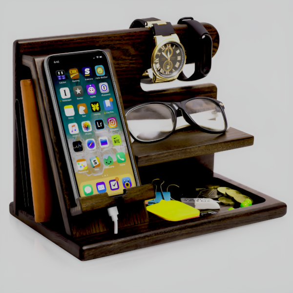 Wooden Desk Organizer